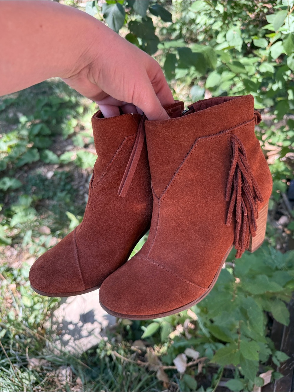 Toms bootie heeled